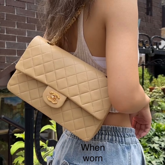 Chanel classic double flap medium ghw - vintage - Picture 15 of 16